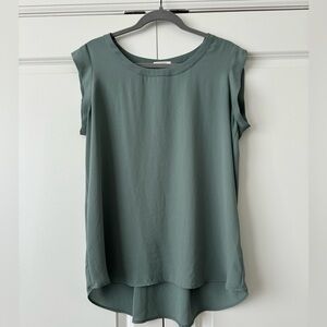 Pleione blouse, sage green, size M